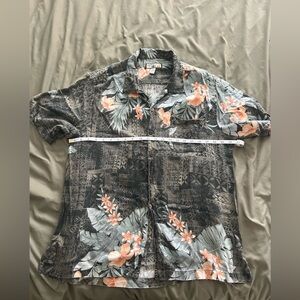 Floral Print Men's Shirt